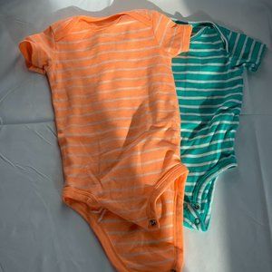 Carter's Short Sleeve Onesie Bodysuit 2 Pack